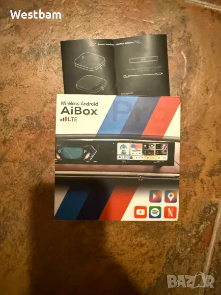 Aurora For BMW Wireless CarPlay Android Ai Box Octa , снимка 1