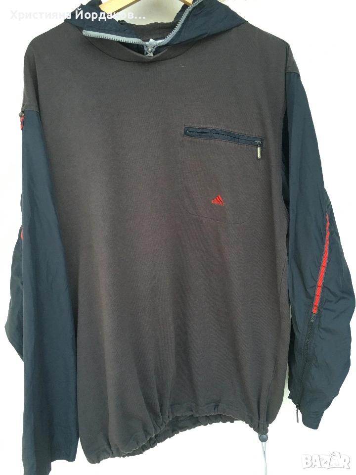 Adidas интересен модел суичър , Л, снимка 1