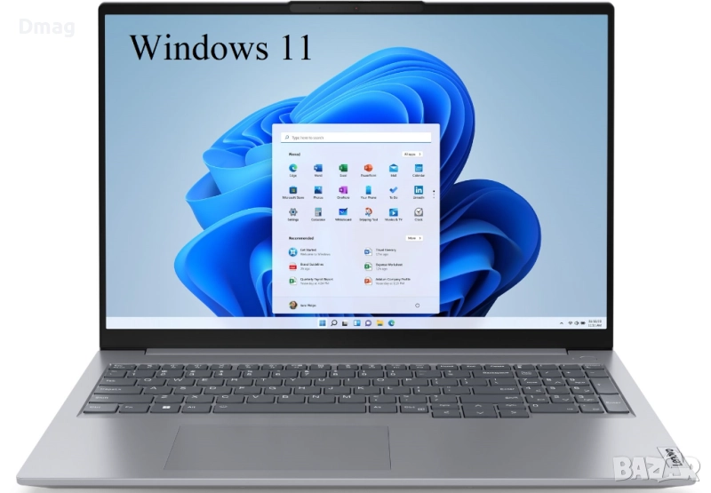 16" Lenovo ThinkBook G6 / Ryzen 7 7730U / 32GB / 512GB SSD / Win11, снимка 1
