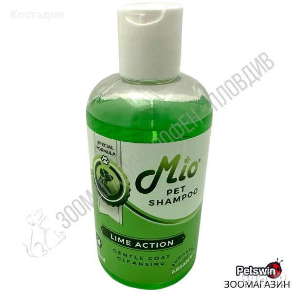 Шампоан за Домашен Любимец - за Куче/Коте - 250ml - аромат Лайм - Mio Pet Shampoo, снимка 1