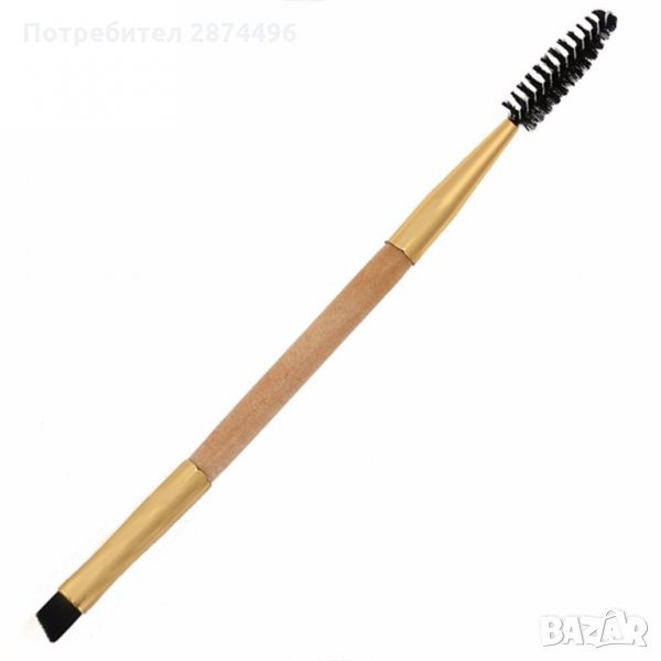 1568 Двустранна четка за вежди и очна линия, снимка 1