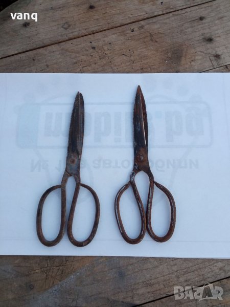 Стара кована ножица, снимка 1