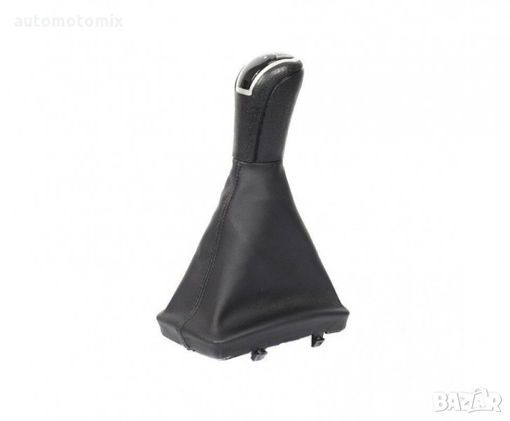Tопка за скоростен лост + Кожен маншон за автомобил AUDI A4, снимка 1