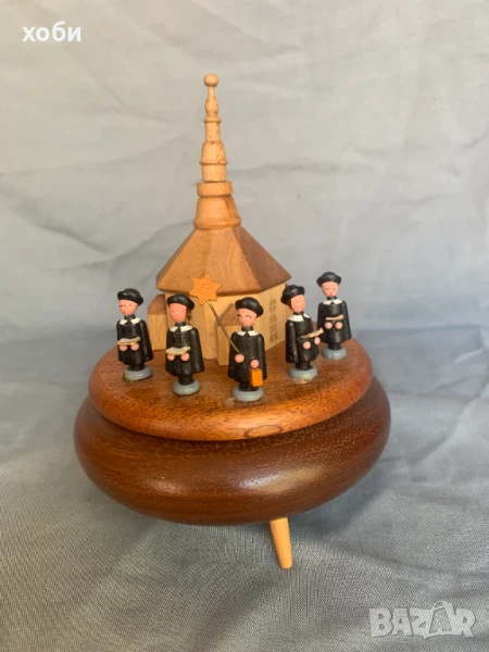 дървена музикална кутия интересна , снимка 1