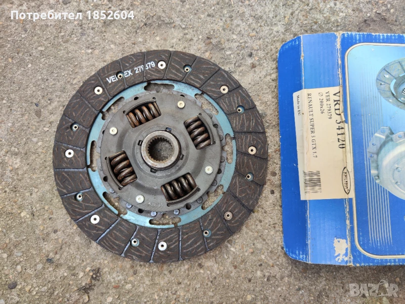 Нов феродов диск за Рено Супер 5 GTX 1.7 , снимка 1