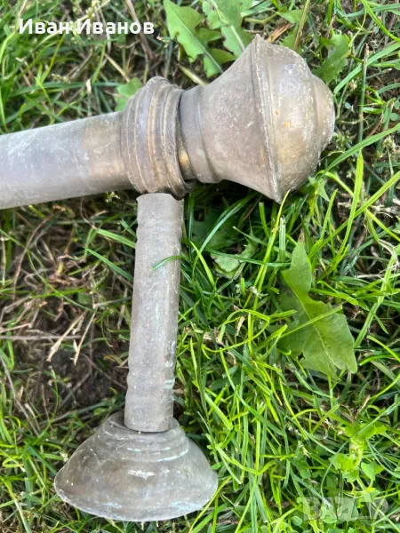 Античен месингов корниз, снимка 1