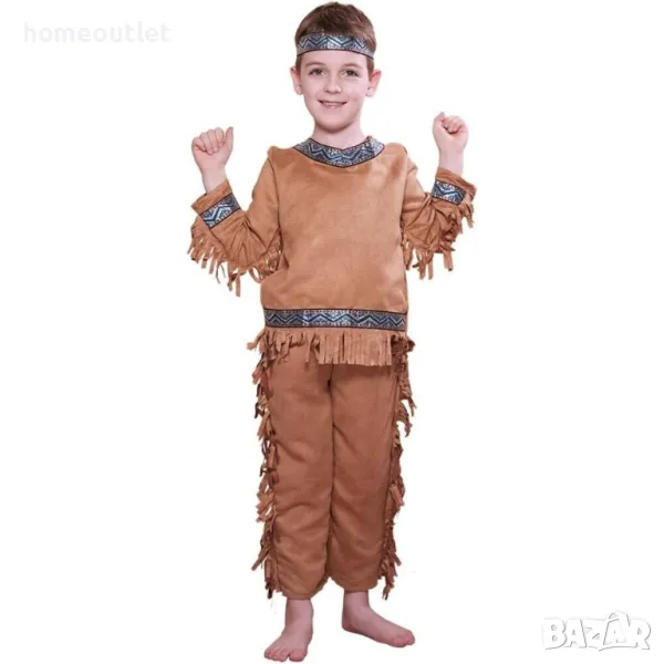 Костюм индианско племе - момче, различни размери, снимка 1