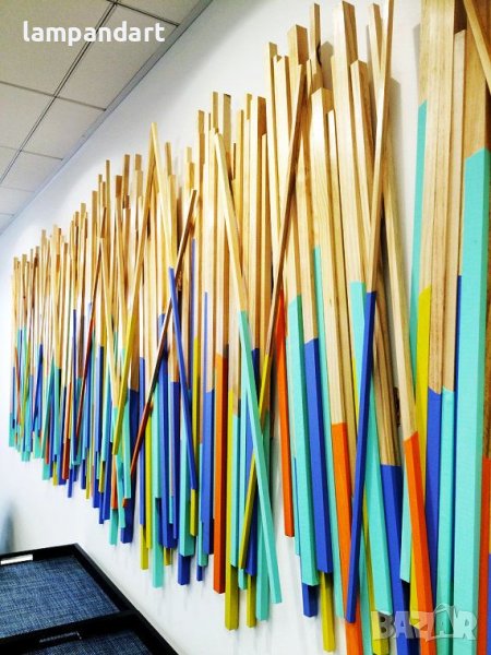 Голямо декоративно дървено пано , снимка 1