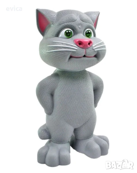 Talking Tom Интерактивен говорящ котарак Най-нов модел на английски, снимка 1