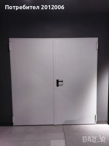 Двукрила противопожарна врата, снимка 1