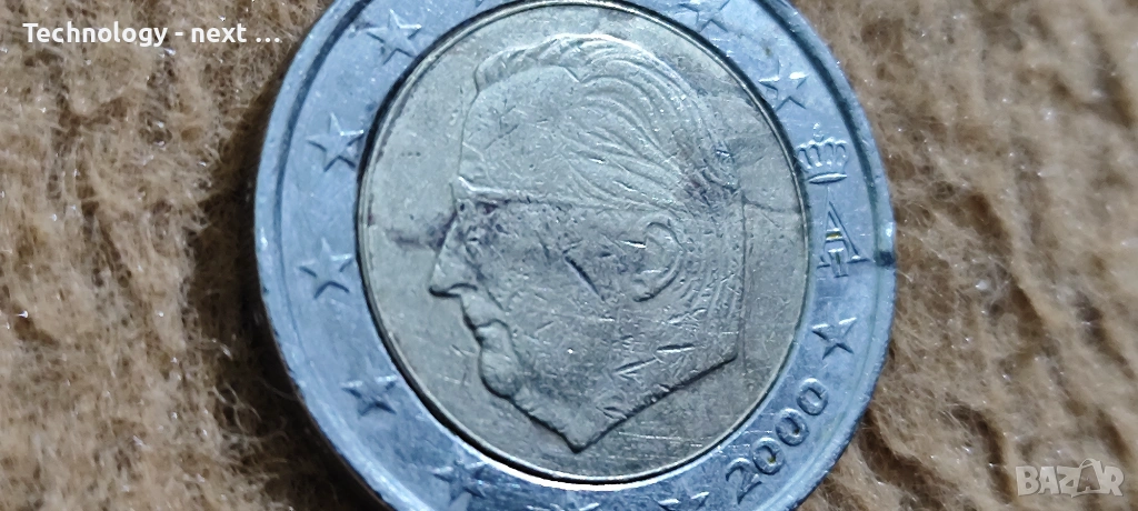 Дефектна монета 2€ Белгия, снимка 1
