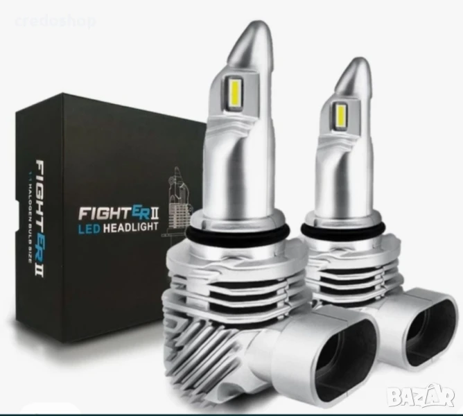 Ново!Крушки Led H1, H3, H11, H8, H7 подобрено пасивно охлаждането, снимка 1