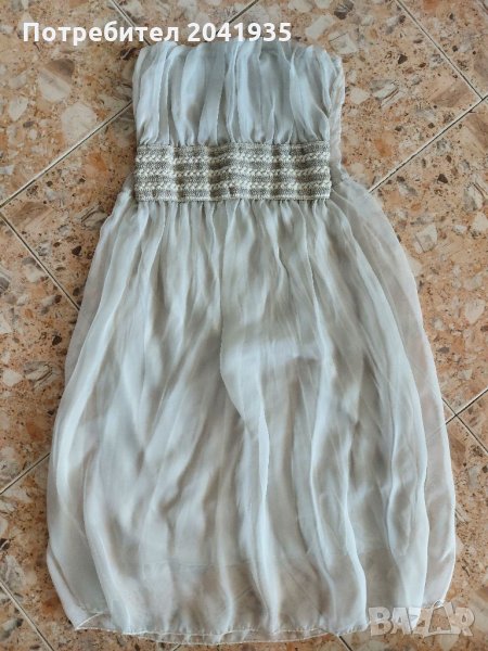 Нежна ефирна дамска рокля, снимка 1