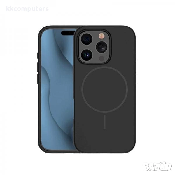 Калъф силикон Thin MagSafe / Черен / за iPhone 17 6.3 Баркод : 3133235, снимка 1