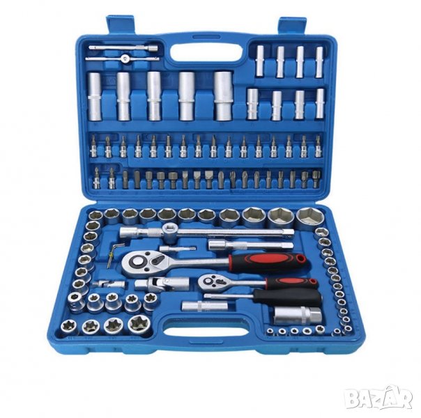 Гедоре ZHONGXIN TOOLS в куфар 108 части 1/4" - 1/2", снимка 1