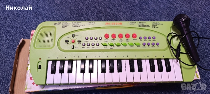 Детска играчка йоника с микрофон, снимка 1