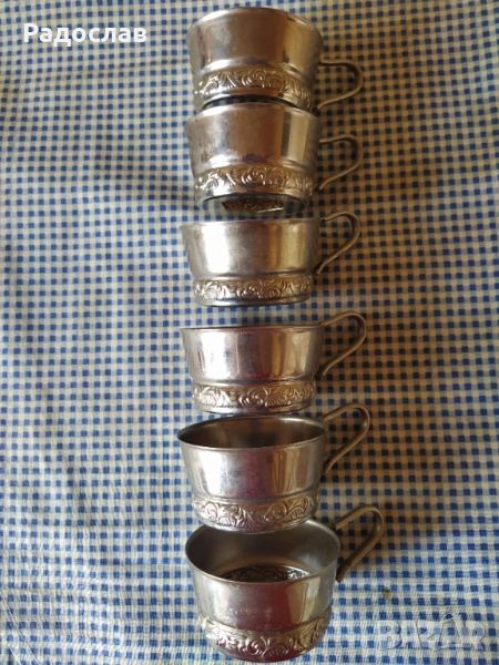 стари руски подстакани МНЦ, снимка 1