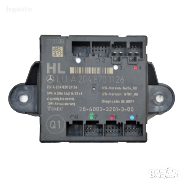 Модул задна лява врата Mercedes-Benz C-Class 204 (W/S/C) 2007-2014 ID:108934, снимка 1