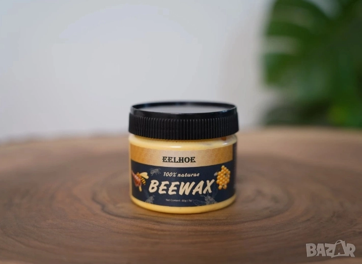 🪵 Натурална вакса от пчелен восък за дърво  , снимка 1