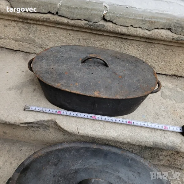 чугунена тенджера среден размер, снимка 1