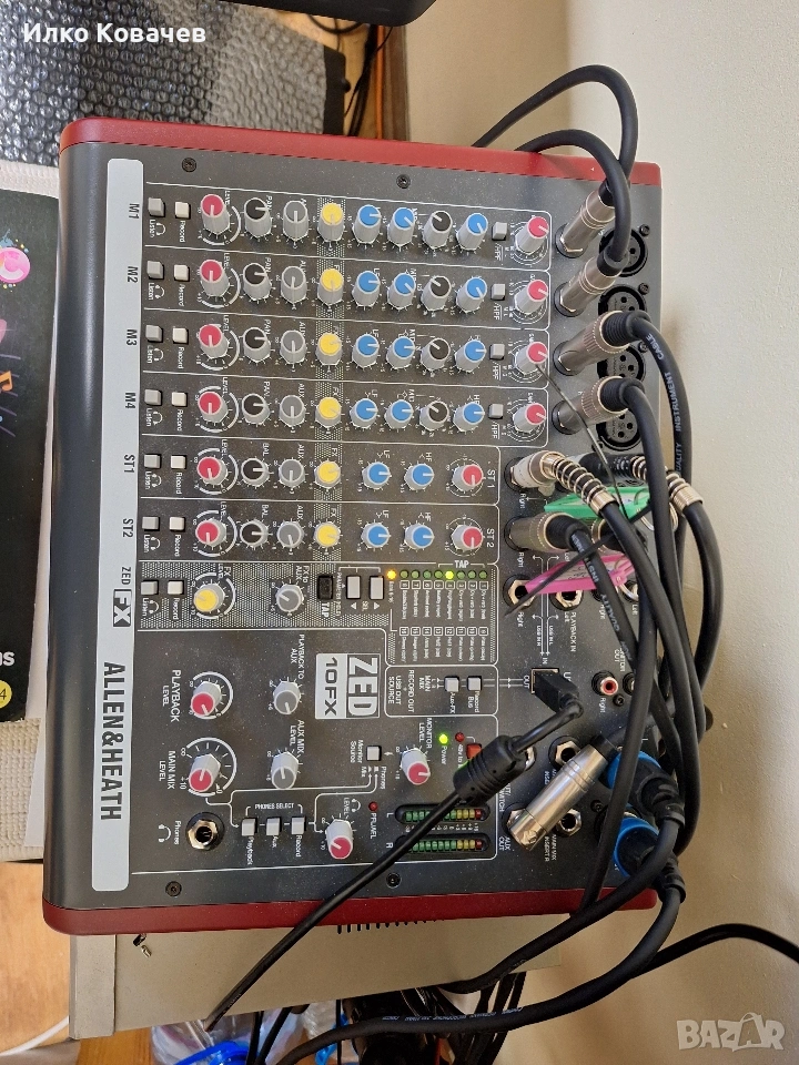 смесителен пулт Allen & Heat ZED 10FX, снимка 1