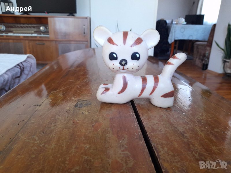 Стара гумена играчка,коте,котка #5, снимка 1