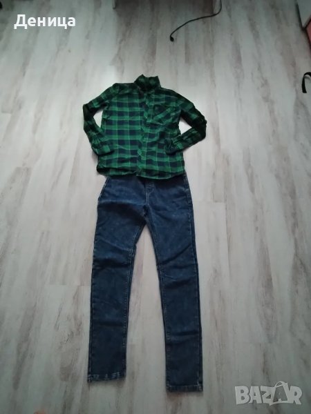 лот дънки и блузка , снимка 1