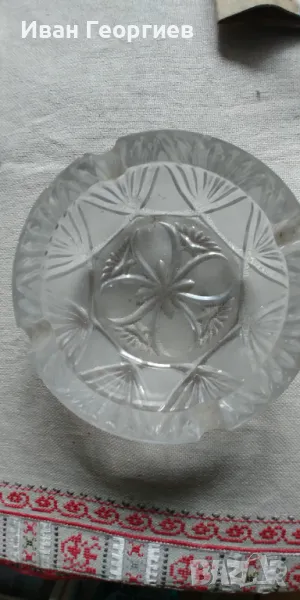 Кристален пепелник , снимка 1