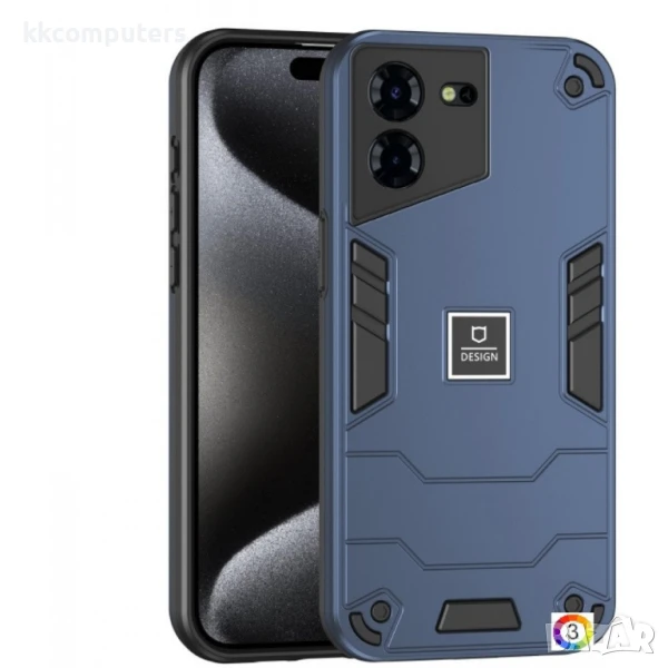 Tecno Pova 5 Pro 2 in 1 Удароустойчив Калъф и Протектор, снимка 1