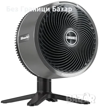 Нов Shark вентилатор за вън/вътре, мощен, тих, до 20м обхват, с осцилация, снимка 1