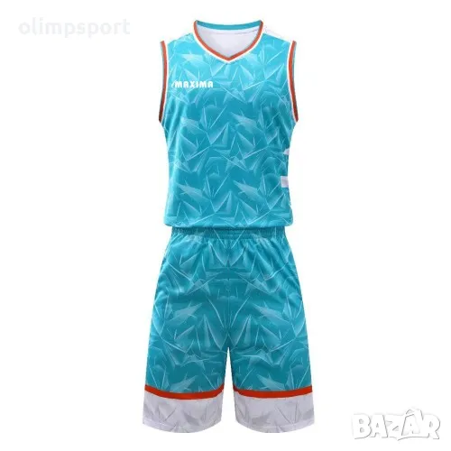 Баскетболен екип MAX, комплект потник и шорти с джобове. Подходящ за тренировки и официални мачове. , снимка 1