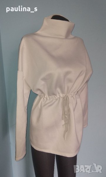 Брандова туника / суичър с кожен ефект "Ekinoks" time / голям размер , снимка 1