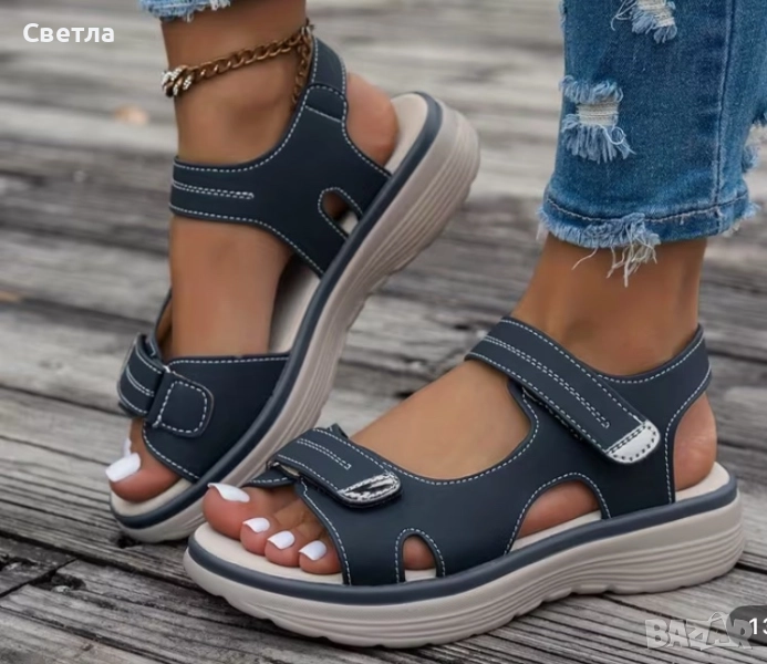 Намаление- 5 броя Сандали, Чехли/обувки № 41-41.5, дължина 26.5-26.7см, снимка 1