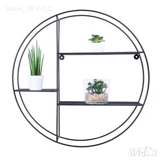 Кръгла етажерка за баня от неръждаема стомана, снимка 1