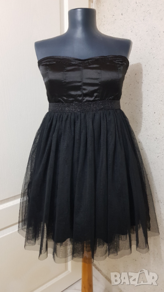 Дамска рокля с тюл размер М, снимка 1