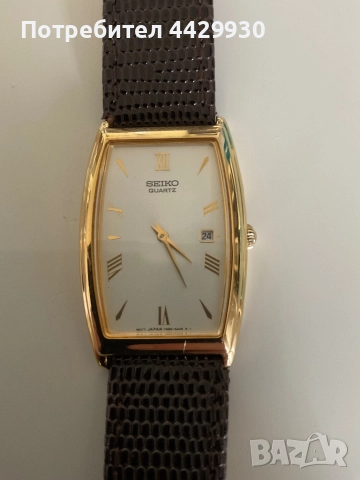 Seiko Men’s gold tone dress watch Excellent condition- beautiful , снимка 2 - Мъжки - 52214845