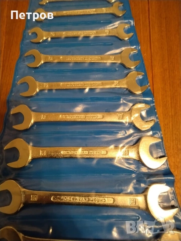 Продавам нов комплект гаечни ключове от 6 до 32 общо 12 бр., снимка 6 - Ключове - 53727470