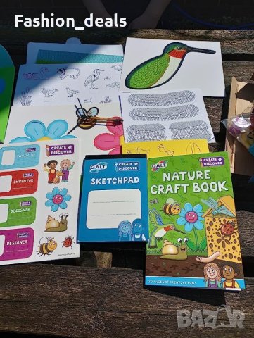 Нов комплект Природни занаяти за деца над 5 години/Образователна игра, снимка 6 - Образователни игри - 41404528