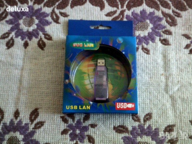 USB LAN карта от RJ45 към US - интернет адаптер 10/100Mbps, снимка 1 - Мрежови адаптери - 44270396