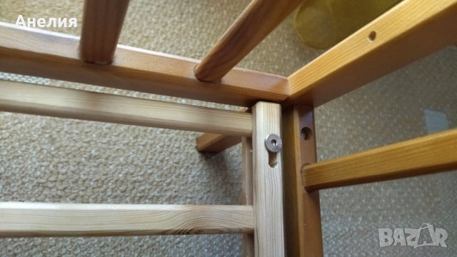 Детско дървено легло , снимка 3 - Мебели за детската стая - 41936906