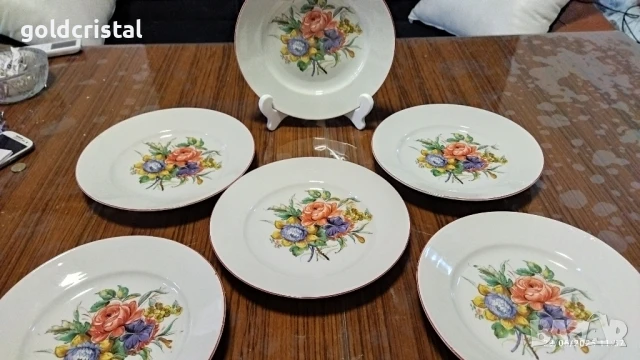 стар български порцелан чинии , снимка 2 - Антикварни и старинни предмети - 36290141