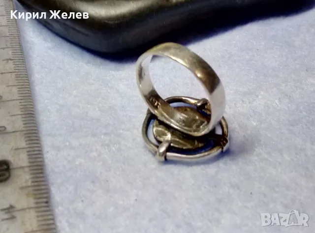 ФЕШЪН АРТ ДИЗАЙН СРЕБЪРЕН ПРЪСТЕН РОДИРАНО СРЕБРО 925 АЖУРНА БИЖУТЕРСКА ИЗРАБОТКА 43791, снимка 4 - Пръстени - 50136209