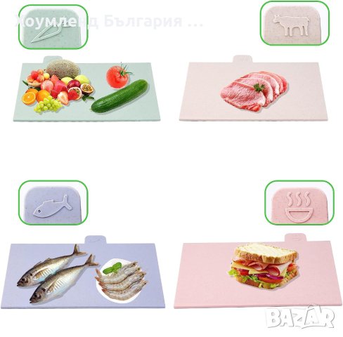 4 броя кухненски дъски с поставка, снимка 8 - Аксесоари за кухня - 41502953