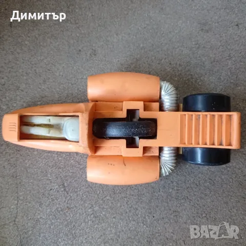 Ретро соц играчка – Космическа състезателна кола (СССР, фабрика Straume), снимка 5 - Колекции - 55799440
