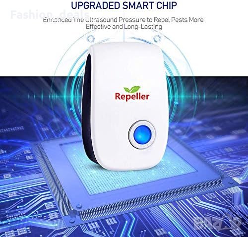 Нови 4 броя Тих Ултразвуков Репелент срещу Мишки, Комари и Паяци, снимка 2 - Други стоки за дома - 42682267