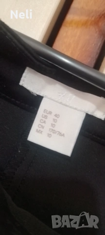 Черни панталони , снимка 2 - Панталони - 53719852