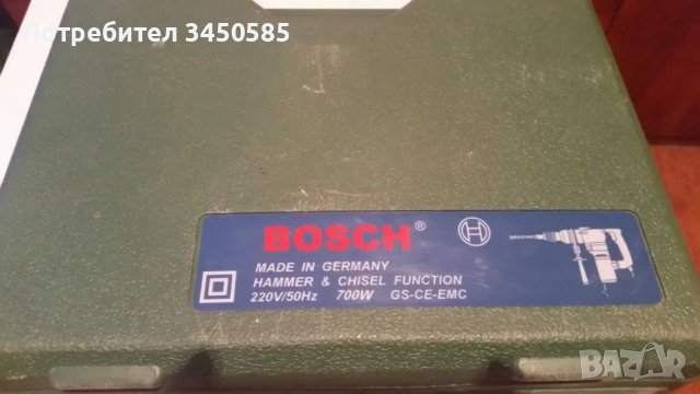 Къртач, перфоратор Бош Bosch, снимка 5 - Други инструменти - 40890628
