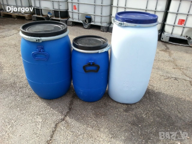 Полиетиленови бидони от 60 л. до 220 л. 