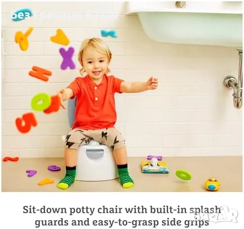 Ново 3 в 1 детско гърне със стъпало и подвижна седалка Munchkin за дете, снимка 3 - Други - 48002335