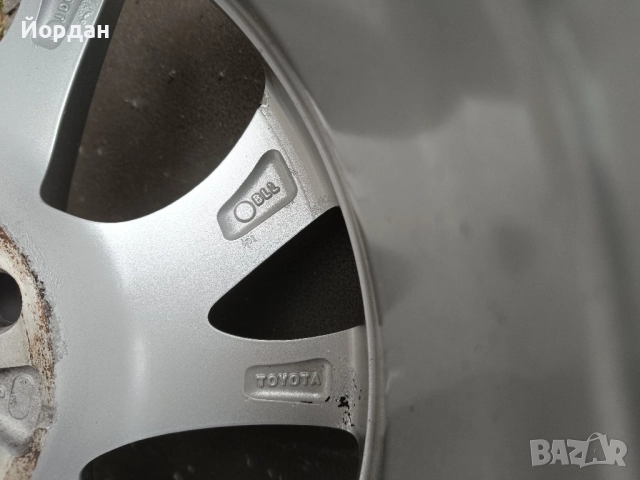 ОРИГИНАЛНИ джанти 16 '' цола 5x114,3 TOYOTA AURIS / Тойота 60,1 ET45, снимка 11 - Гуми и джанти - 52859419